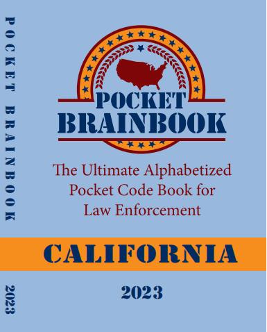 California Pocket BrainBook 2023 - LIMITED QUANTITIES REMAIN